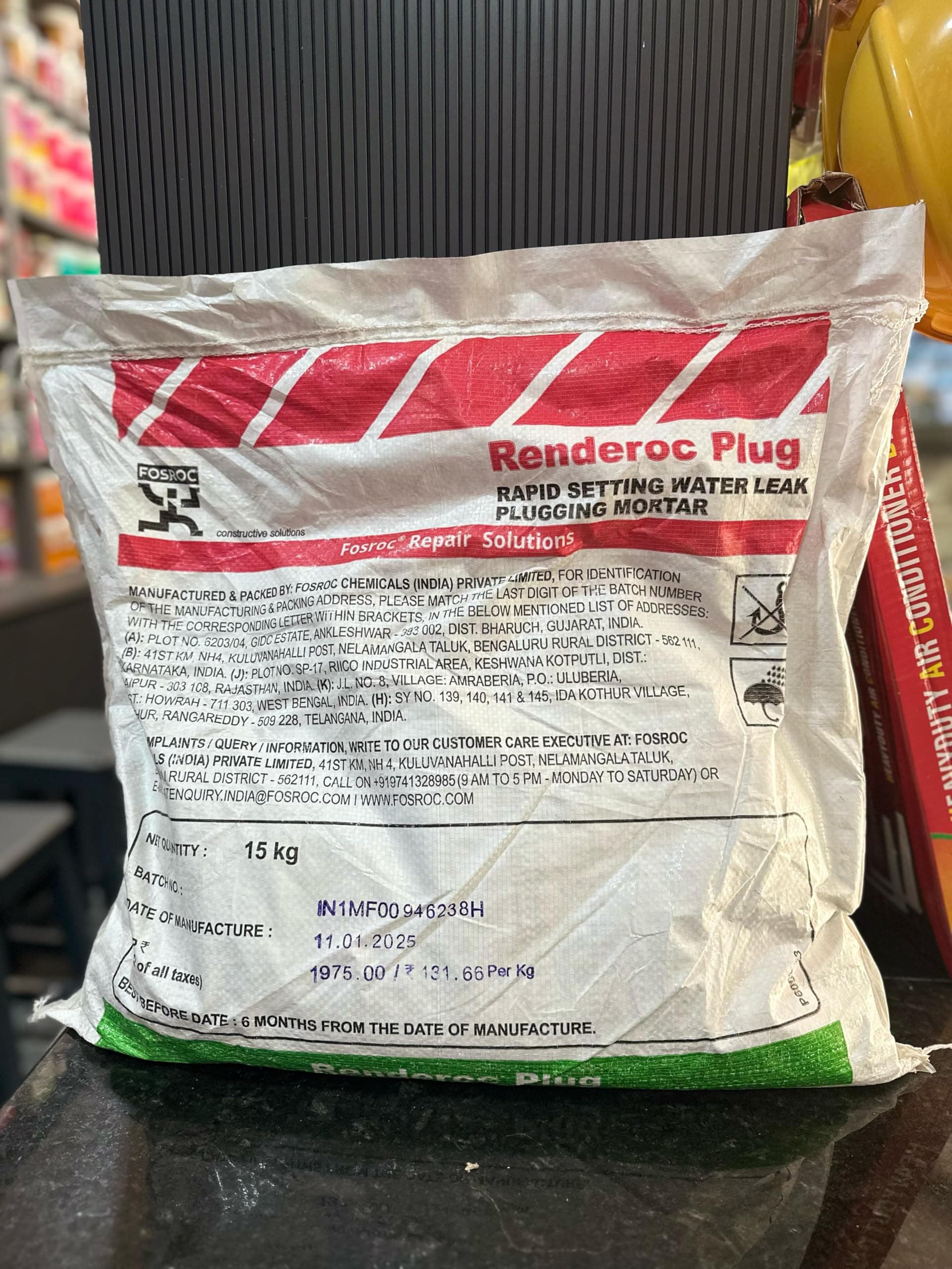 Renderoc Plug — FOSROC